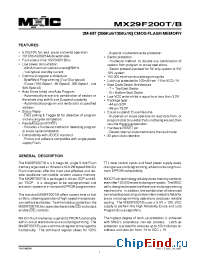 Datasheet MX29F200BMC-55 manufacturer Macronix