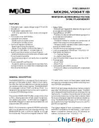 Datasheet MX29LV004TQC-55R производства Macronix