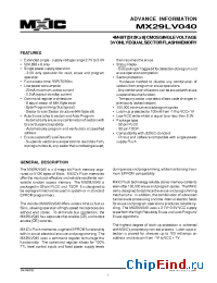 Datasheet MX29LV040TC-90 manufacturer Macronix