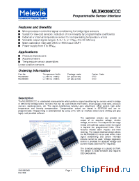 Datasheet MLX90308CABL manufacturer Melexis