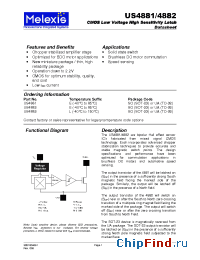 Datasheet US4881L manufacturer Melexis