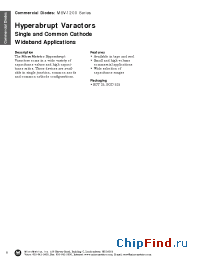 Datasheet MSV1204-04-001 manufacturer MicroMetrics