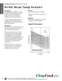 Datasheet MTV4060-17 manufacturer MicroMetrics