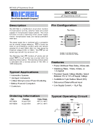 Datasheet MIC1832MC manufacturer Micrel