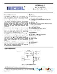 Datasheet MIC2005-0.5YM6 manufacturer Micrel
