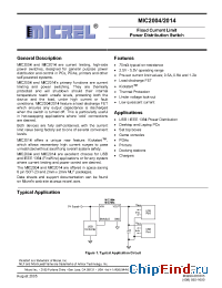 Datasheet MIC2014 manufacturer Micrel