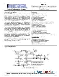 Datasheet MIC2182 производства Micrel