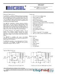 Datasheet MIC2297 производства Micrel