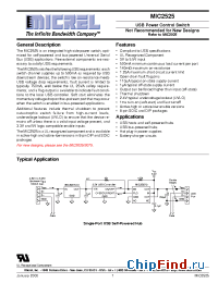 Datasheet MIC2525-2BN производства Micrel