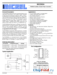 Datasheet MIC2562A-0BM производства Micrel