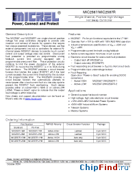 Datasheet MIC2587R-2BM manufacturer Micrel