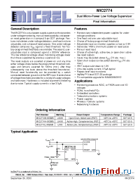 Datasheet MIC2774N-XX manufacturer Micrel