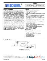 Datasheet MIC280-3YM6 производства Micrel