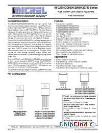 Datasheet MIC29300-5.0B manufacturer Micrel