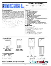 Datasheet MIC29371-5.0BU manufacturer Micrel