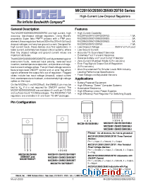 Datasheet MIC29751-3.3BWT производства Micrel