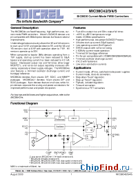 Datasheet MIC38C43B manufacturer Micrel