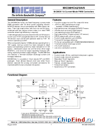 Datasheet MIC38HC42-1BN производства Micrel