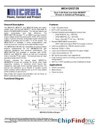 Datasheet MIC4127 manufacturer Micrel