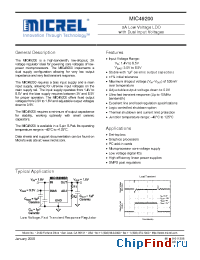 Datasheet MIC49200WR manufacturer Micrel