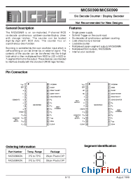 Datasheet MIC50398 manufacturer Micrel