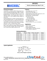 Datasheet MIC5253 manufacturer Micrel