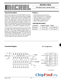 Datasheet MIC5821BN manufacturer Micrel