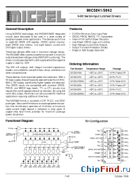 Datasheet MIC5841 manufacturer Micrel