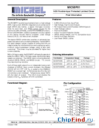 Datasheet MIC58P01A manufacturer Micrel