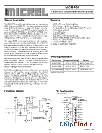 Datasheet MIC59P50 manufacturer Micrel