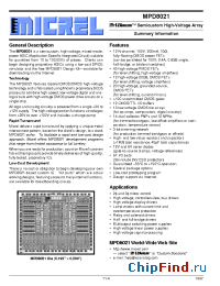 Datasheet MIC8021-0001 manufacturer Micrel