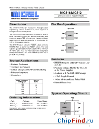 Datasheet MIC811 manufacturer Micrel