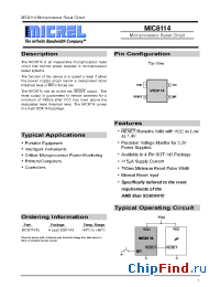 Datasheet MIC8114 manufacturer Micrel