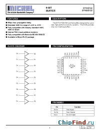 Datasheet SY100E122JI manufacturer Micrel