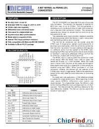 Datasheet SY100E445JCTR manufacturer Micrel