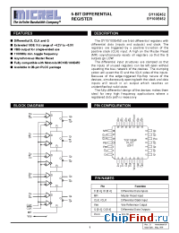 Datasheet SY100E452JCTR manufacturer Micrel