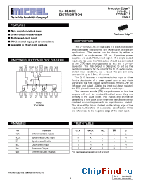 Datasheet SY100EL15ZC manufacturer Micrel