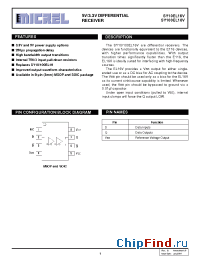 Datasheet SY100EL16V manufacturer Micrel