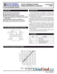 Datasheet SY100EL16VSKCTR manufacturer Micrel