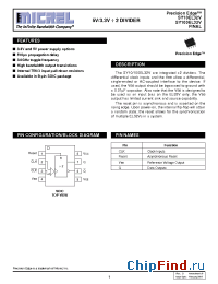 Datasheet SY100EL32V manufacturer Micrel