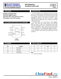 Datasheet SY100EL51 manufacturer Micrel