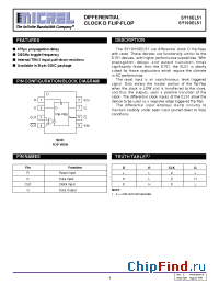 Datasheet SY100EL51ZC manufacturer Micrel