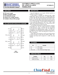 Datasheet SY100EL91L manufacturer Micrel