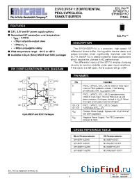 Datasheet SY100EP11UKCTR manufacturer Micrel