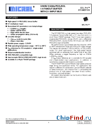 Datasheet SY100EP15VK4G manufacturer Micrel