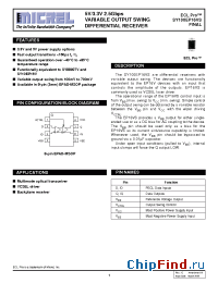 Datasheet SY100EP16VSKC manufacturer Micrel