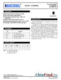 Datasheet SY100EP32VZG manufacturer Micrel