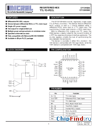 Datasheet SY100H606JCTR manufacturer Micrel