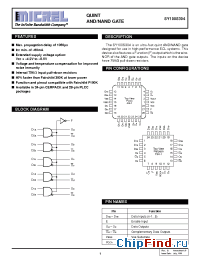 Datasheet SY100S304JCTR manufacturer Micrel