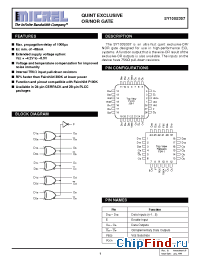 Datasheet SY100S307JCTR manufacturer Micrel